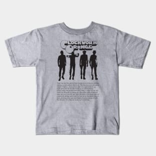 Clockwork Orange Silouettes - Light Kids T-Shirt